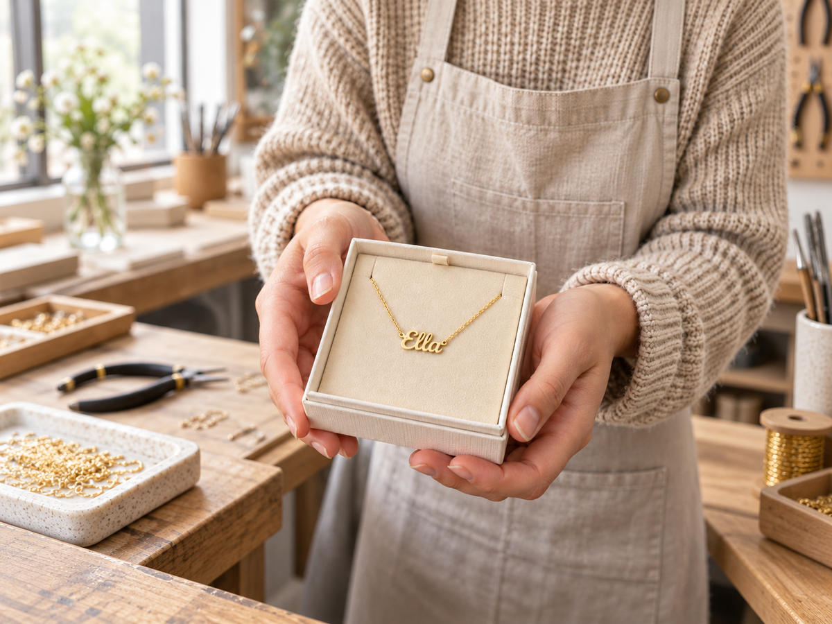 Custom Pet Portrait Necklace, Dog & Cat Memorial Gift | 14K Gold Vermeil